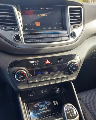 Hyundai Tucson cena 86000 przebieg: 72995, rok produkcji 2018 z Krosno małe 92